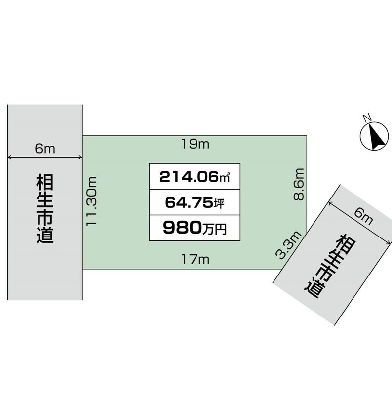 千尋町区画図
