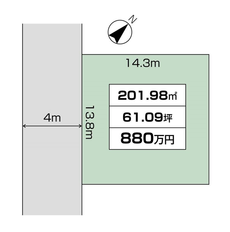 相生市千尋町No2　区画図